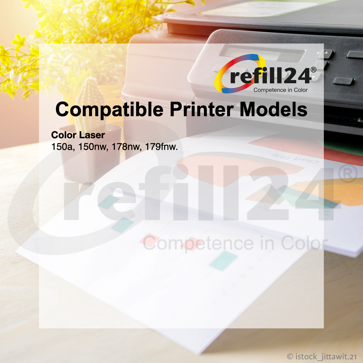 Toner Laser Color Compatible con HP 117A