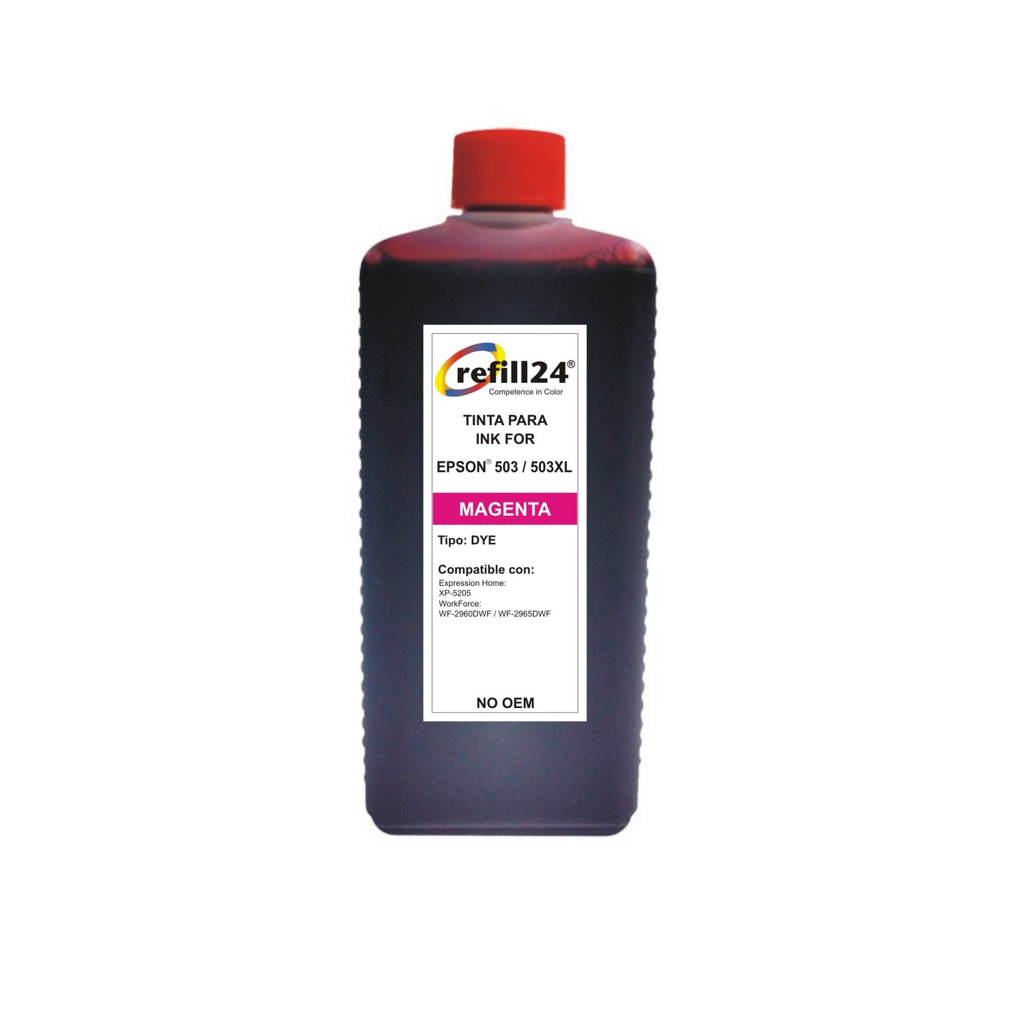 Tinta Premium Refill 24® para cartuchos Epson 503/503XL