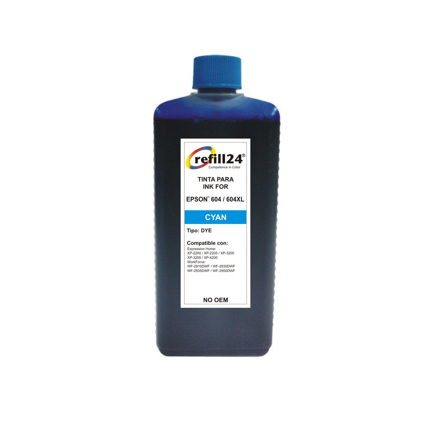 Tinta Premium Refill 24® para cartuchos Epson 604/604XL