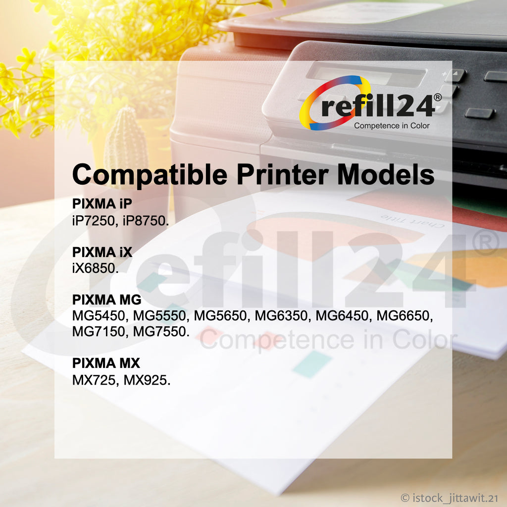 Cartucho de tinta compatible con Canon PG-550/PG-550XL/CLI-551/CLI-551XL
