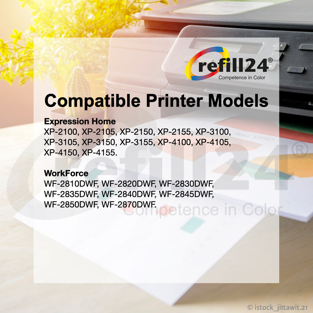 Cartucho de tinta compatible con Epson 603/603XL