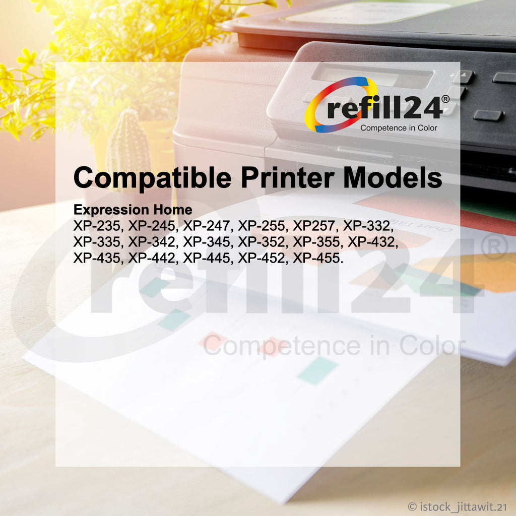 Tinta Premium Refill 24® para cartuchos Epson T29/T29XL