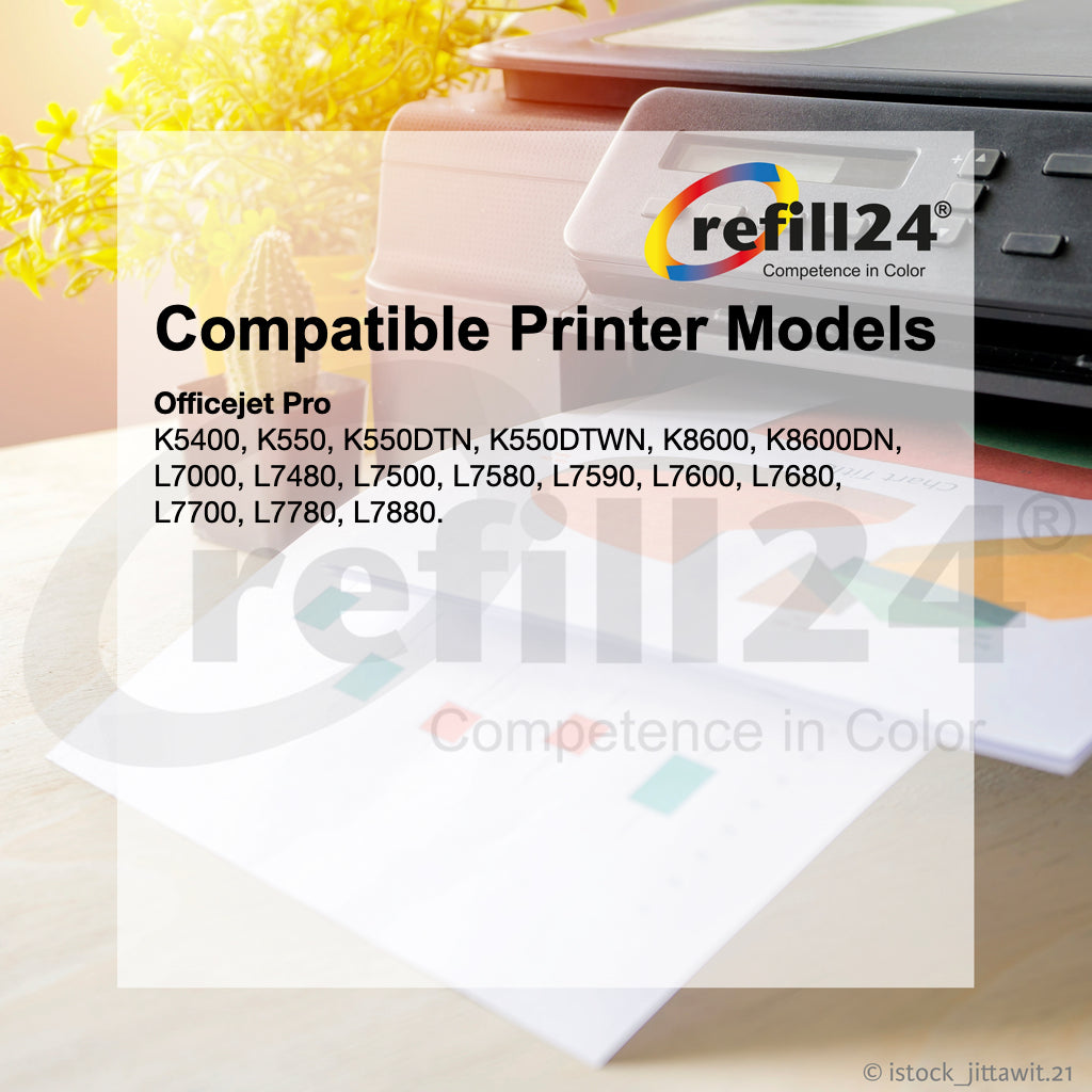 Cartucho de tinta compatible con HP 88/88XL