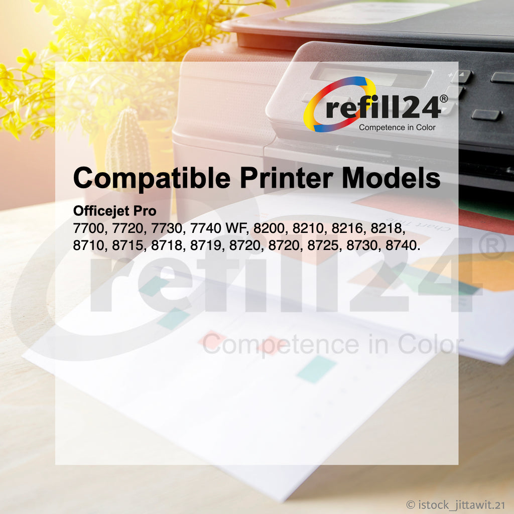 Cartucho de tinta compatible con HP 953/953XL