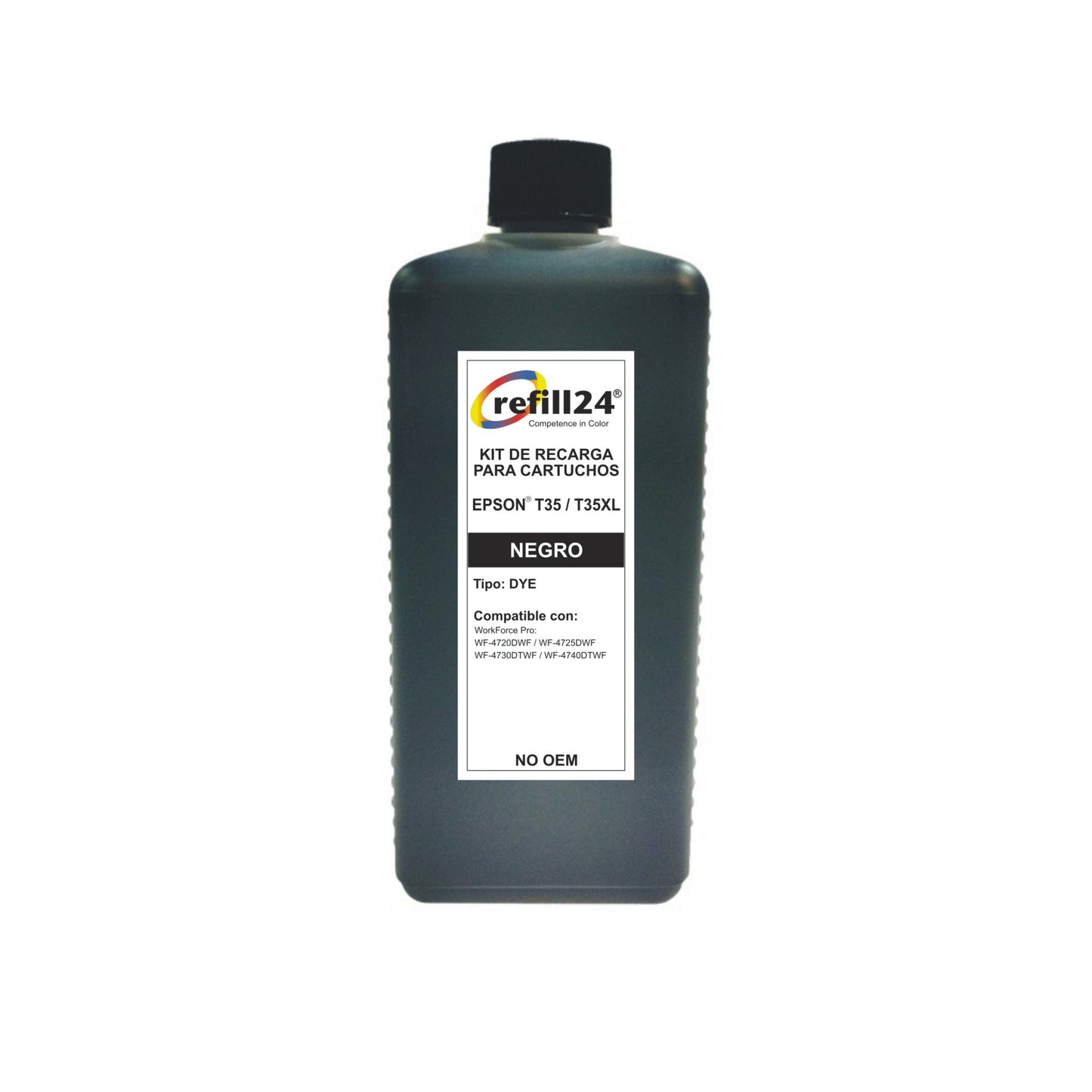 Tinta Premium Refill 24® para cartuchos Epson T35/T35XL